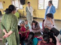 Flower Garland making - Kara Seva Shivir 2025, SCM Shirali - Day 6 (02 Jan 2026) Pictures Courtesy Chitrapur Yuvadhara